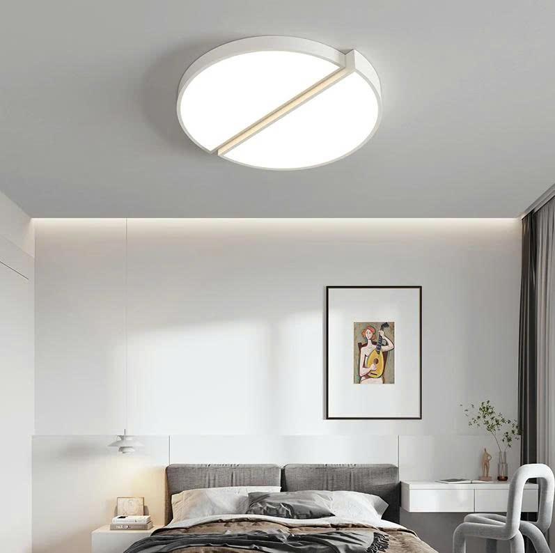 Đèn ốp trần h18 nửa hình tròn