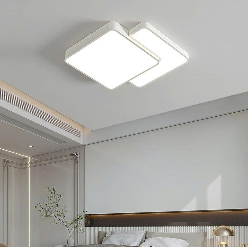 Đèn ốp trần h18 vuông nhỏ
